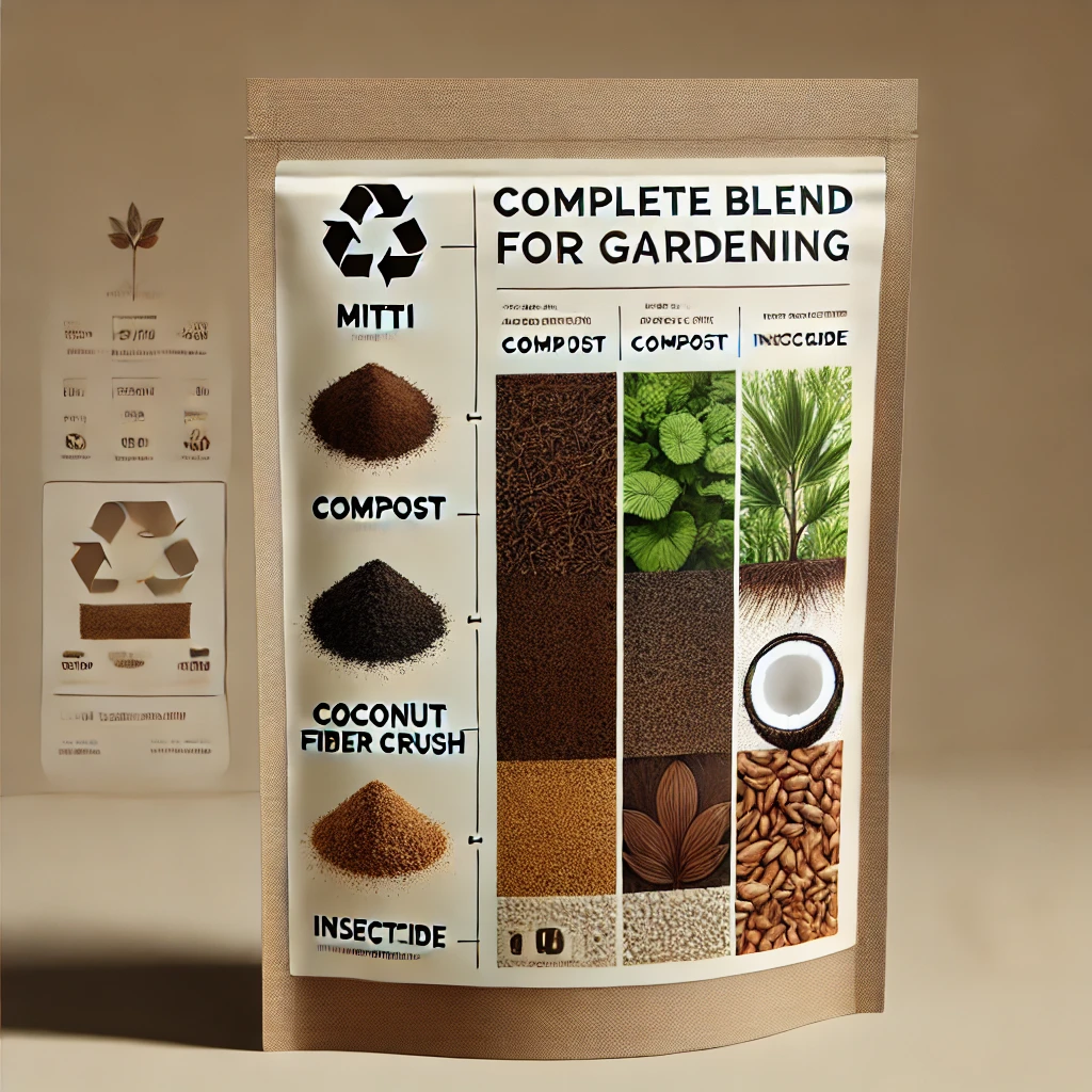 Mitti (soil), Compost, Gobar, Coconut Fiber Crush2