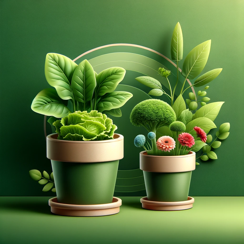 Supply Pots with Plants